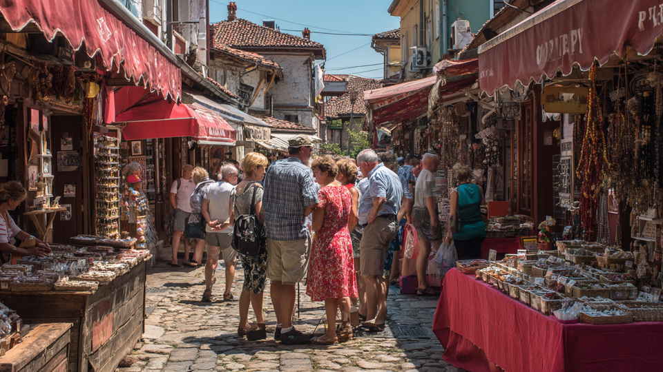 Rušná tržnice
