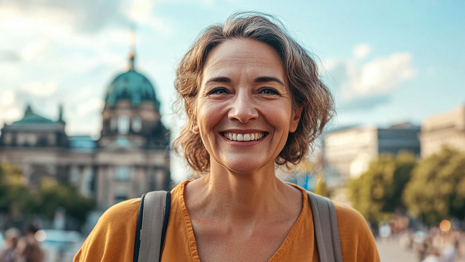 Female learner in everyday setting
