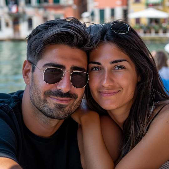 Jeune couple en pleine conversation