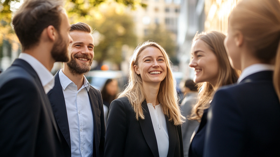 Equipo de negocios en una reunión