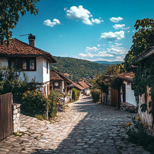 Деревня и пейзаж