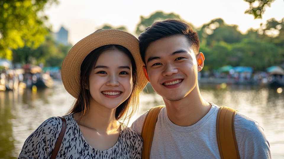Trên đường du lịch