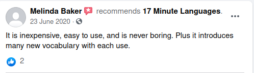 review 17 Minute Languages on Facebook no. 09