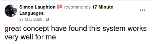 review 17 Minute Languages on Facebook no. 13