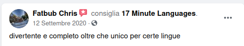 Recensione su Facebook