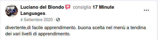 Recensione su Facebook