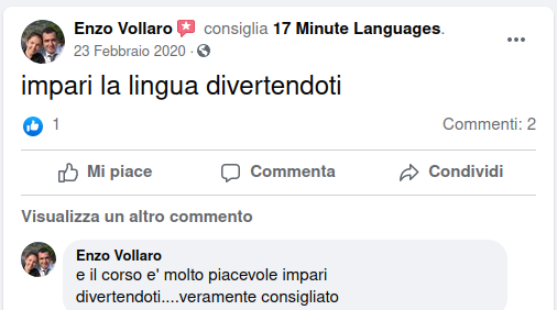 Recensione su Facebook