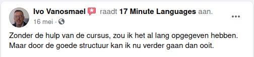 Recensie voor de taalcursus