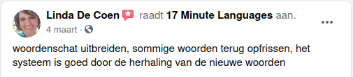 Recensie voor de taalcursus