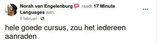 Recensie voor de taalcursus