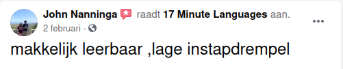 Recensie voor de taalcursus
