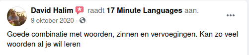Recensie voor de taalcursus