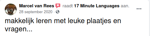Recensie voor de taalcursus