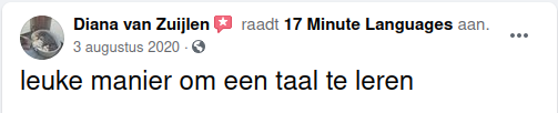Recensie voor de taalcursus