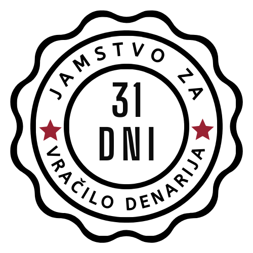Zaščiteni ste z našim jamstvom za vračilo denarja