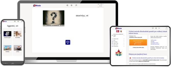 screenshot kurzu dánštiny pro pokročilé od 17 Minute Languages