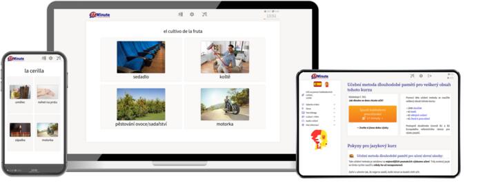 screenshot kurzu španělštiny pro pokročilé od 17 Minute Languages