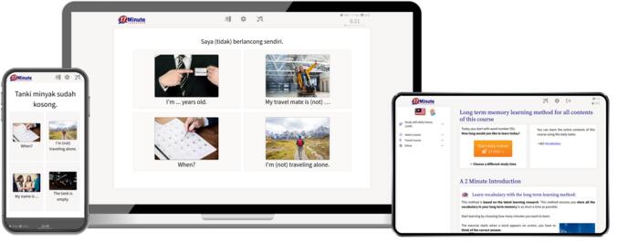 screenshot intermediate course Malaysian 17 Minute Languages