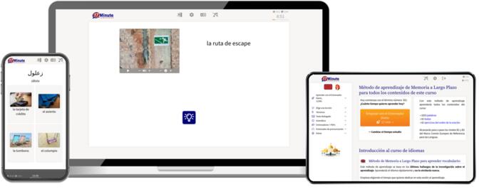 pantallazo curso avanzado árabe marroquí de 17 Minute Languages