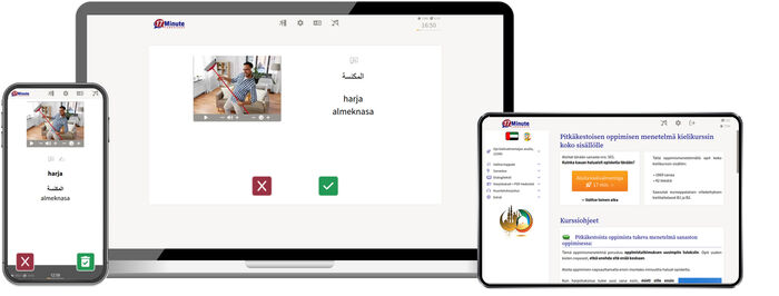 screenshot 17 Minute Languagesin arabian kielen jatkokurssi