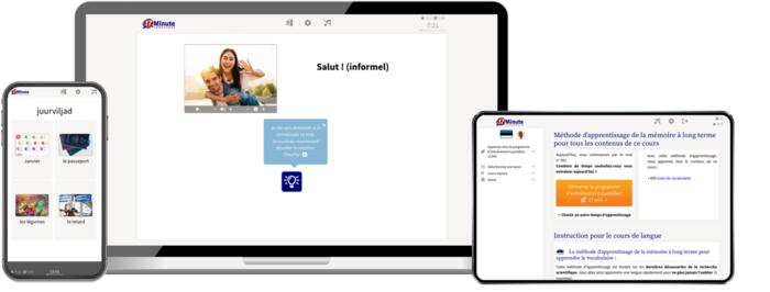 screenshot cours niveau avancé d'estonien de 17 Minute Languages