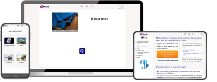 screenshot cours niveau avancé de finnois de 17 Minute Languages