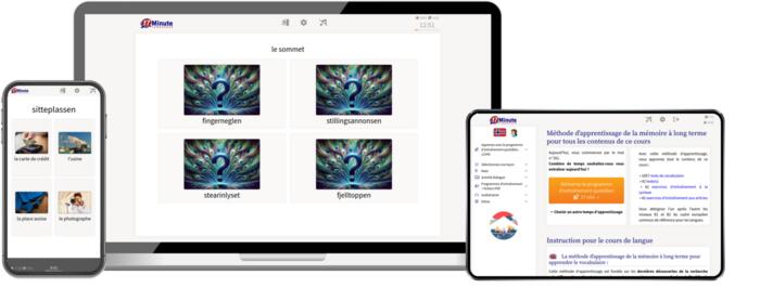 screenshot cours niveau avancé de norvégien de 17 Minute Languages