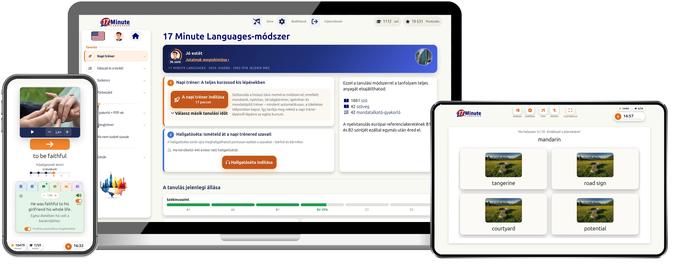 Amerikai angol haladó tanfolyam – 17 Minute Languages