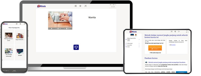 Screenshot kursus bahasa Estonia tingkat lanjut