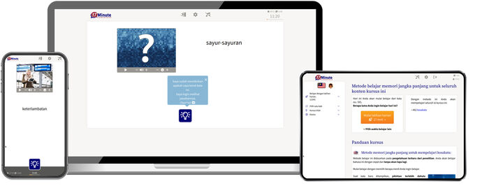 Screenshot kursus bahasa Malaysia tingkat lanjut
