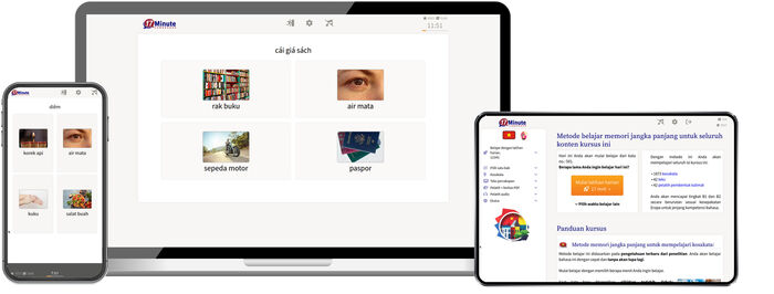 Screenshot kursus bahasa Vietnam tingkat lanjut