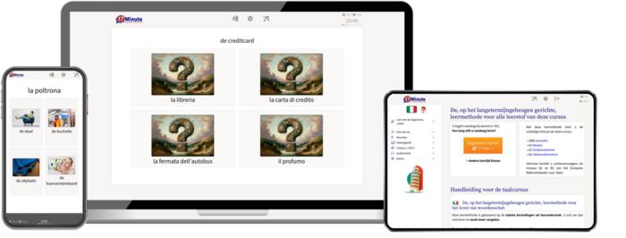 screenshot opbouwcursus Italiaans van 17 Minute Languages