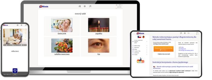 screenshot ekranu z kursu zaawansowanego czeskiego firmy 17 Minute Languages