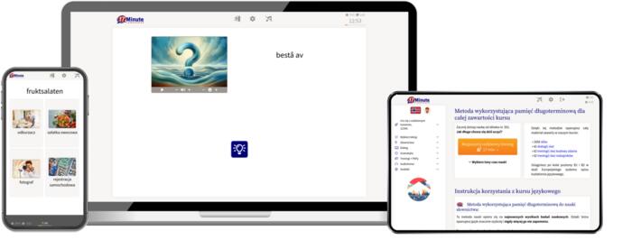 screenshot ekranu z kursu zaawansowanego norweskiego firmy 17 Minute Languages