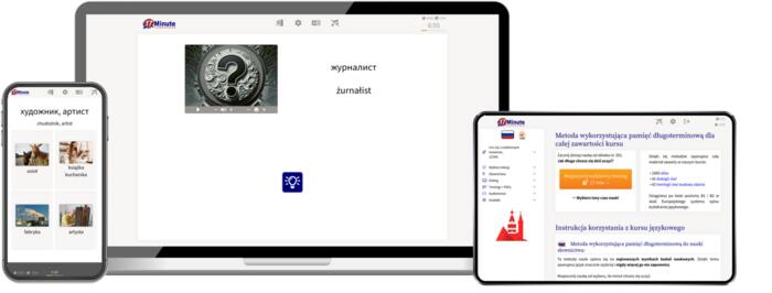 screenshot ekranu z kursu zaawansowanego rosyjskiego firmy 17 Minute Languages