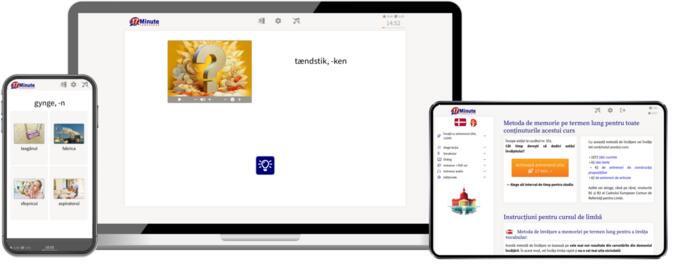 screenshot cu cursul pentru avansați de la 17 Minute Languages