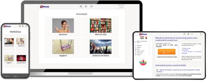 screenshot cu cursul pentru avansați de la 17 Minute Languages
