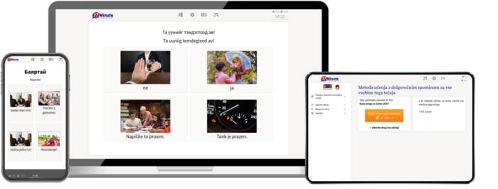 demo različico tečaja mongolščine