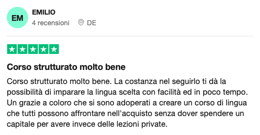 Trustpilot recensioni 9