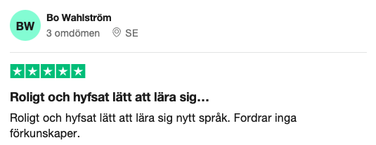 Trustpilot recensioner 5