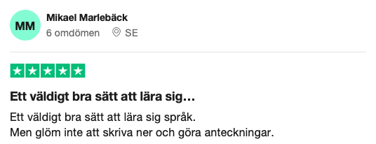 Trustpilot recensioner 6