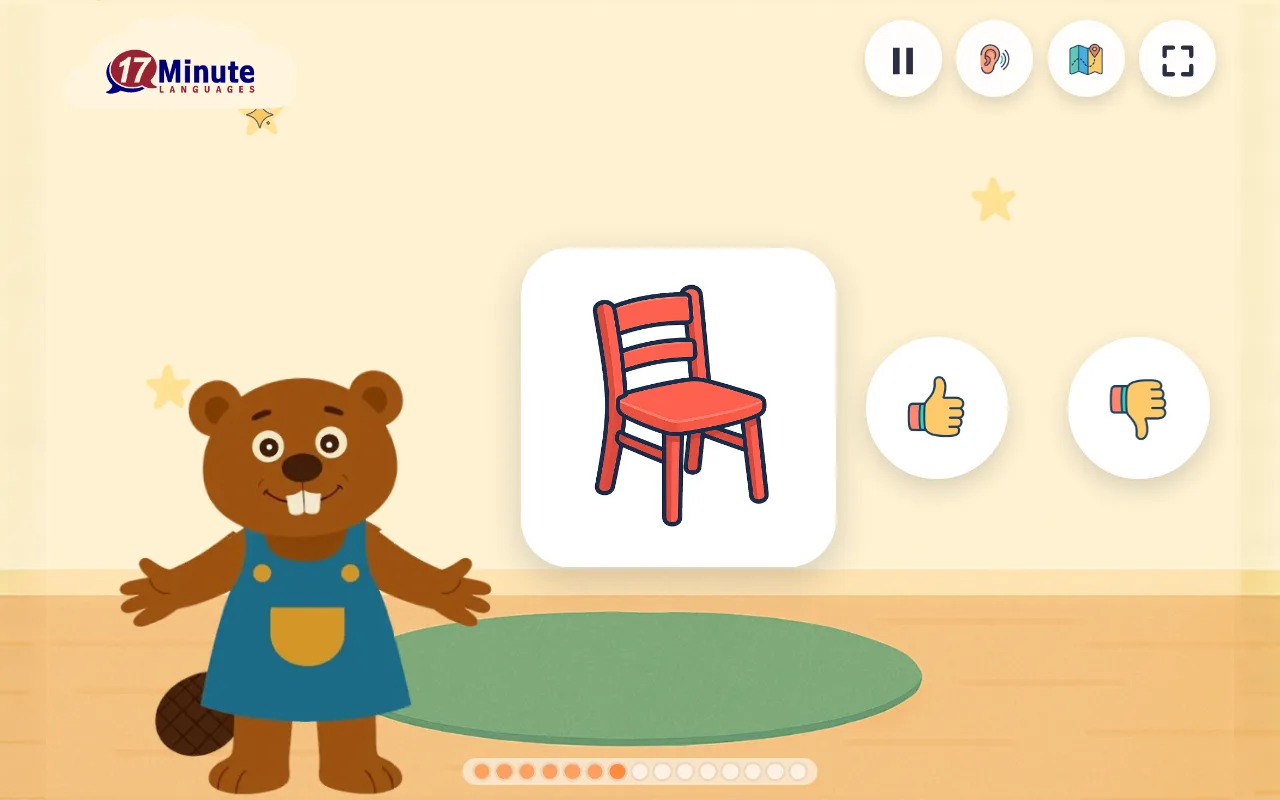 Duim-omhoog-spel: past het woord bij het plaatje?