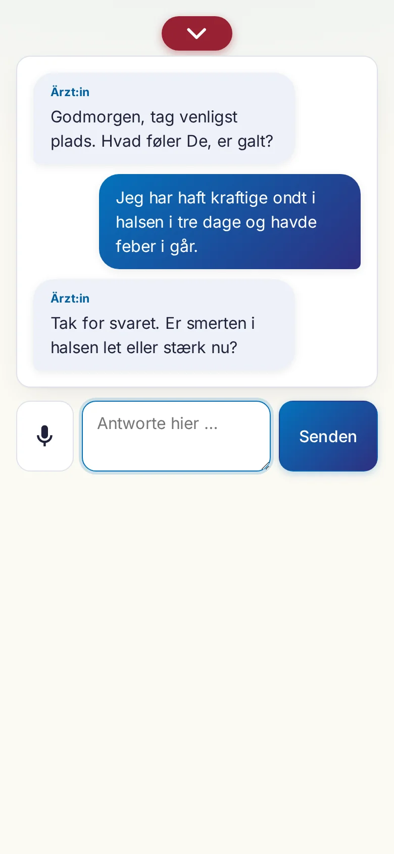 Handy: ein laufendes Gespräch mit Mikrofon-Eingabe.
