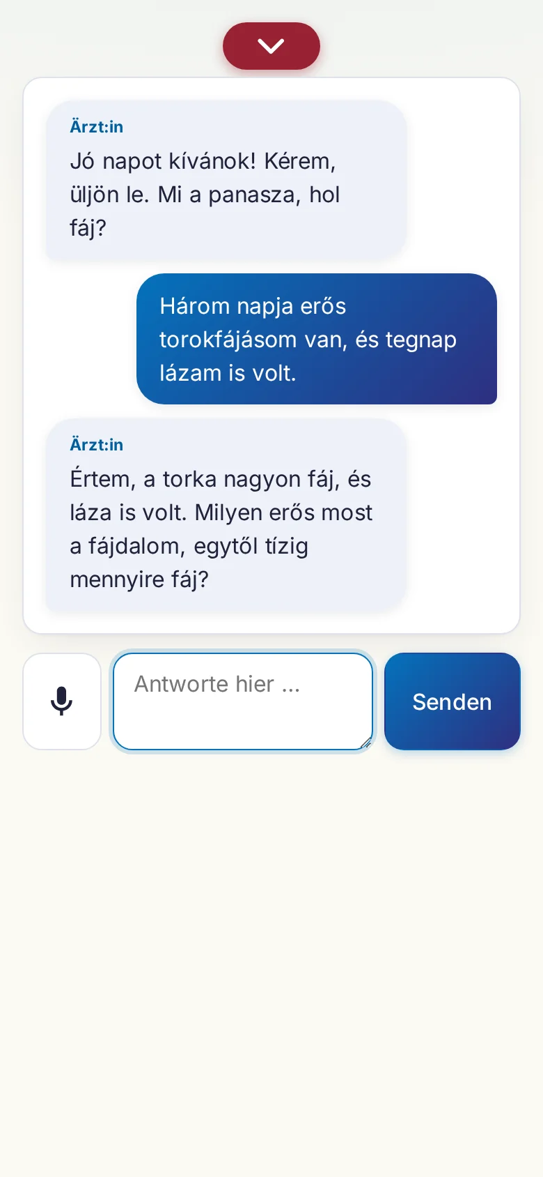 Handy: ein laufendes Gespräch mit Mikrofon-Eingabe.