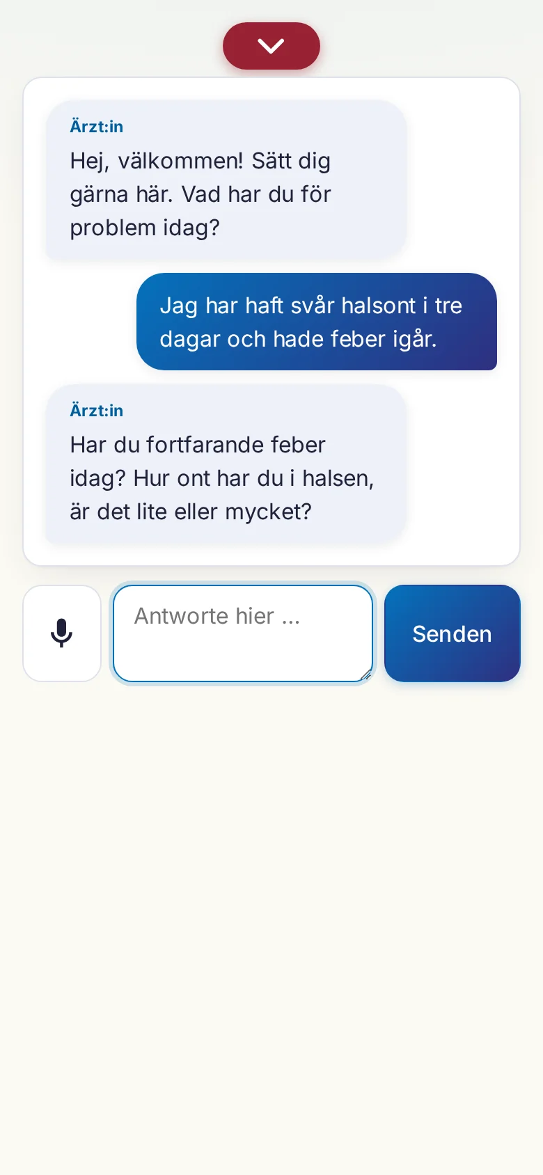 Handy: ein laufendes Gespräch mit Mikrofon-Eingabe.
