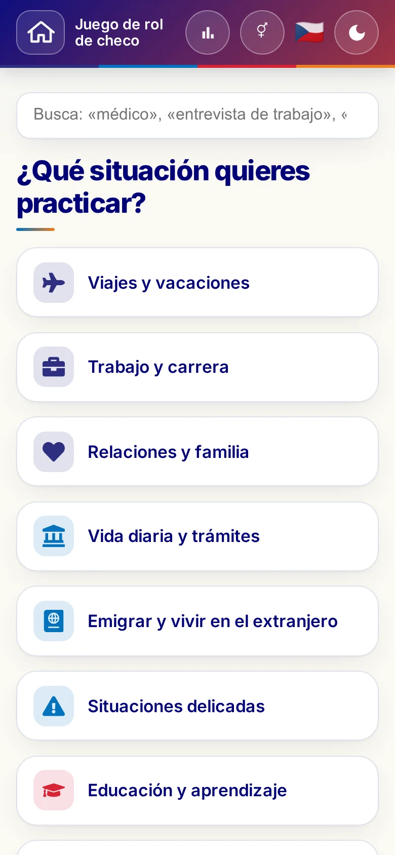 Móvil: los mundos temáticos de los juegos de rol.