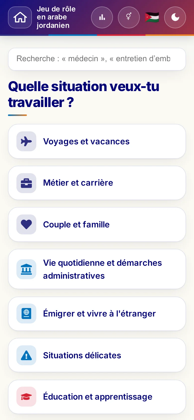 Mobile&nbsp;: les univers thématiques des jeux de rôle.