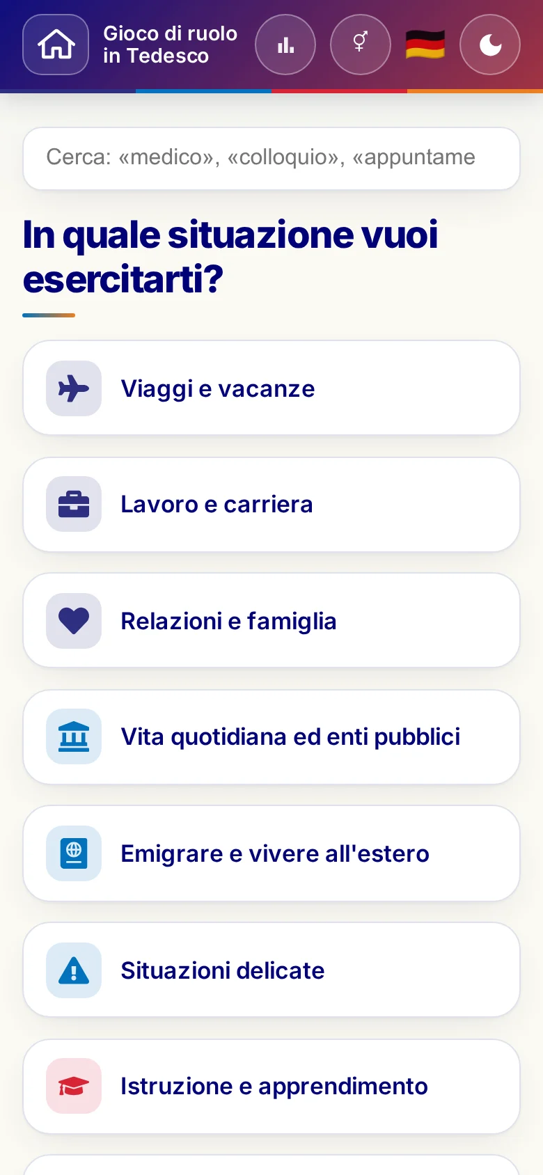 Cellulare: i mondi tematici dei Giochi di ruolo.