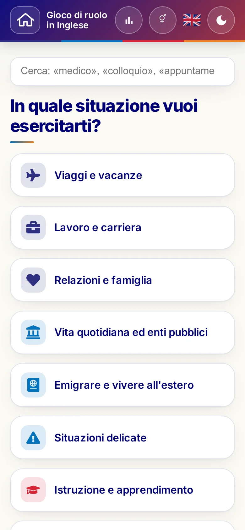 Cellulare: i mondi tematici dei Giochi di ruolo.