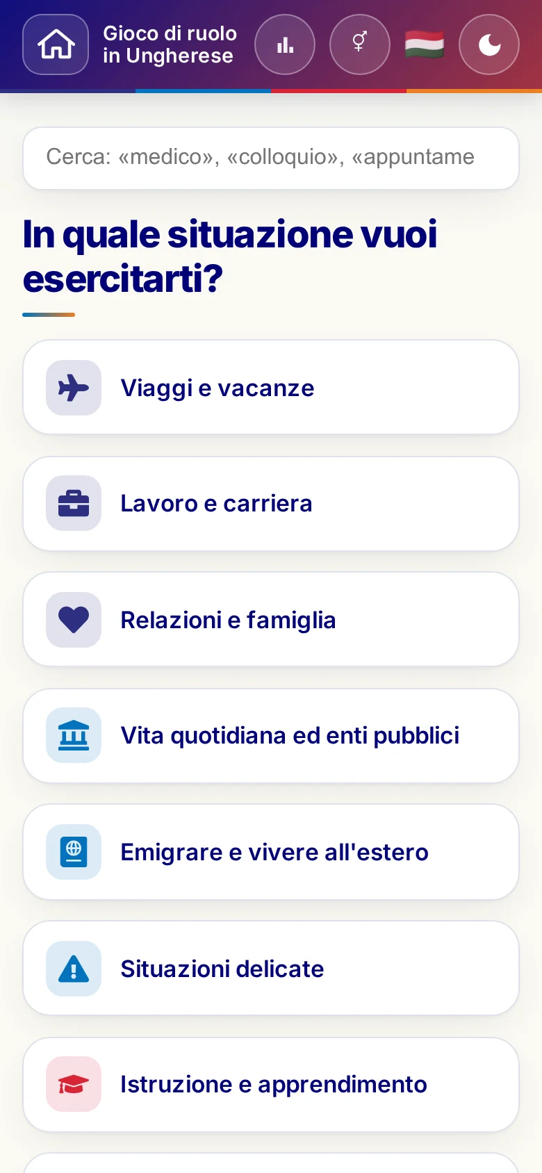 Cellulare: i mondi tematici dei Giochi di ruolo.